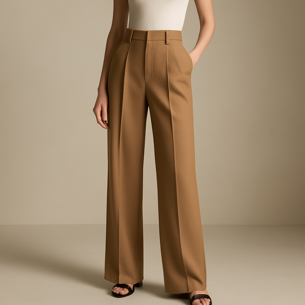 Tailored Wide-Leg Trousers
