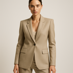 Structured Single-Breasted Blazer